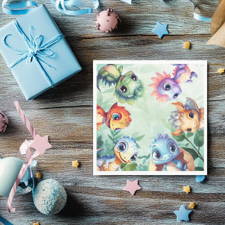 Dino Roar Birthday Bash Pappersservett