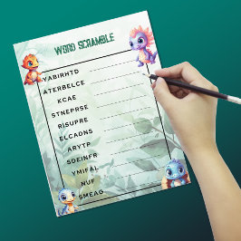 Dino Roar Ord Scramble Party Game Lakan