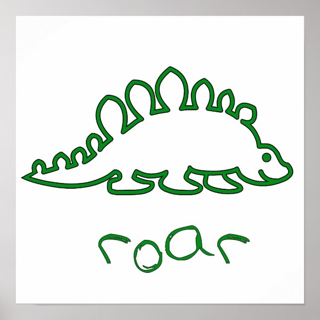 Dino Roar Poster (Framsidan)