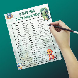 Dino Roar Whits Your Animal Party Game Lakan