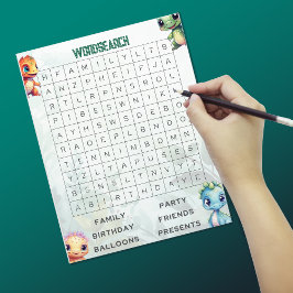 Dino Roar Wordsearch Party Game Lakan