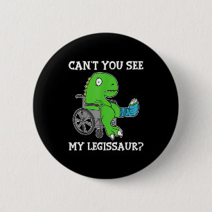 Dino Roligt Skål Trasigt Ben Present Dinosaurie Me Knapp