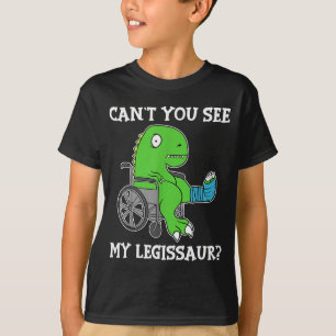 Dino Roligt Skämt Present Trasigt Ben Dinosaurie M T Shirt
