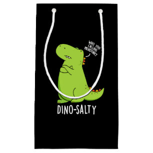 Dino-salty Funny Dinosaur Puns Mörk BG