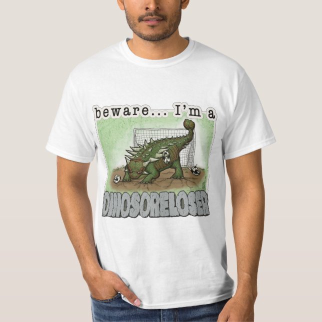 Dino-Skav-Förlorare Tee Shirt (Framsida)