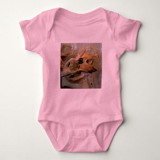 Dino Skull-Oljemålning Tee (Framsida)