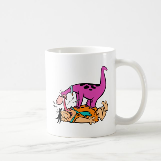 Dino Slickande Fred Flintstone Kaffemugg (Höger)