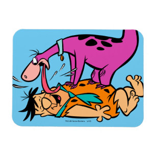 Dino Slickande Fred Flintstone Magnet