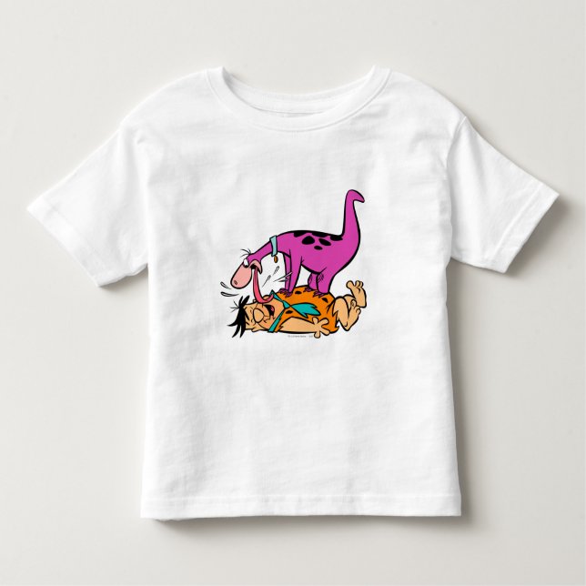 Dino Slickande Fred Flintstone Tee (Framsida)