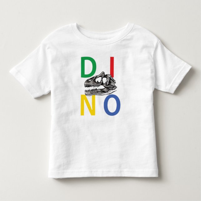 DINO - Småbarn Bra Jersey T-Shirt (Framsida)