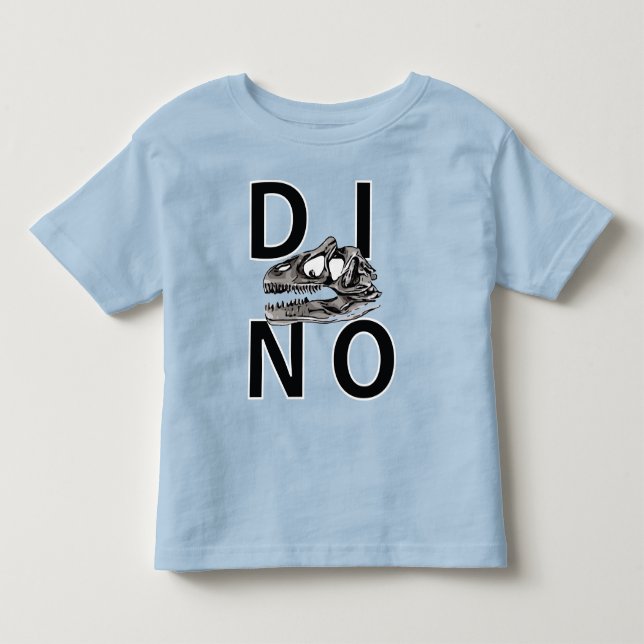 DINO - Småbarn Bra Jersey T-Shirt (Framsida)