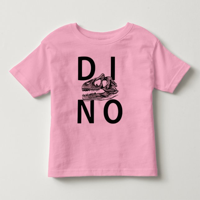 DINO - Småbarn Bra Jersey T-Shirt (Framsida)