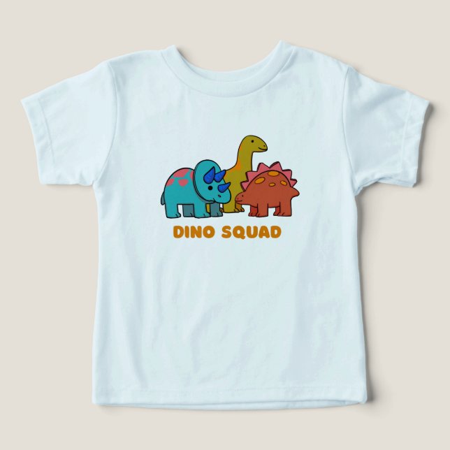 Dino Småbarn T-shirt (Design Framsida)