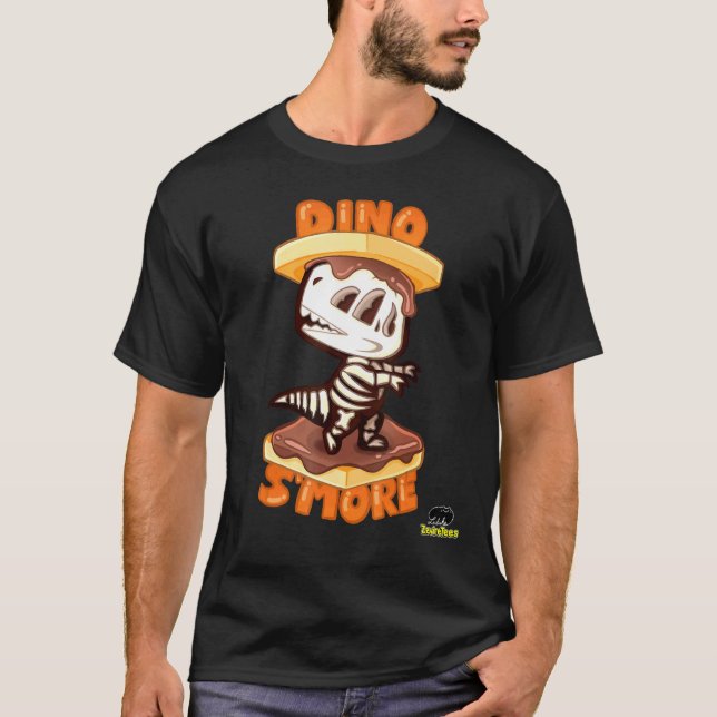 Dino Smore Skeleton T Shirt (Framsida)