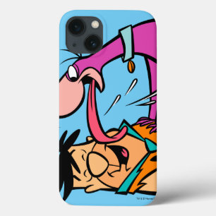 Dino som slickar den Fred flintstonen