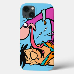 Dino som slickar den Fred flintstonen