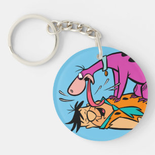 Dino som slickar den Fred flintstonen