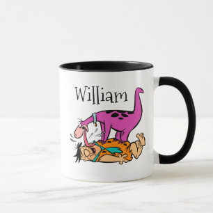 Dino som slickar den Fred flintstonen Mugg