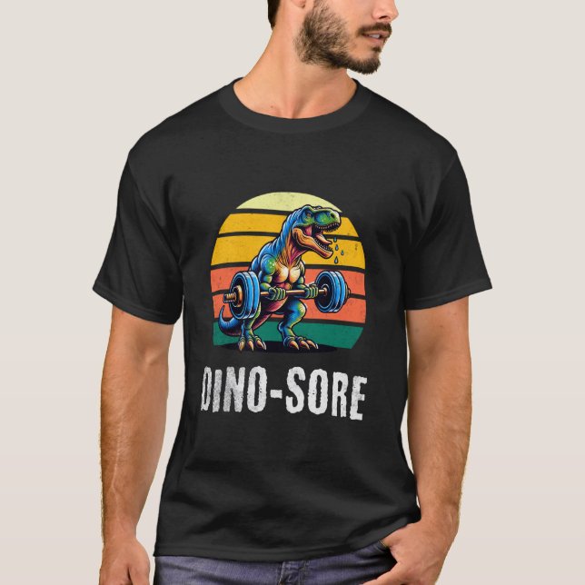Dino Sore Rolig Dinosaurie 1 T Shirt (Framsida)