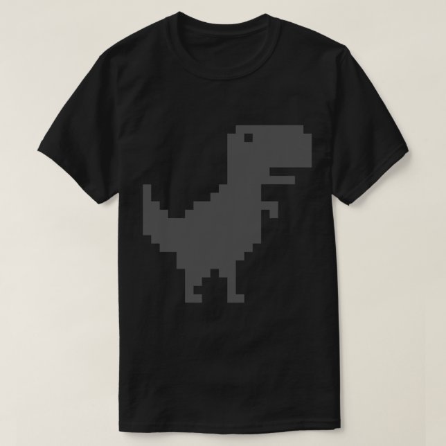 Dino Springer - Google Chrome Browser Game Classic T Shirt (Design framsida)