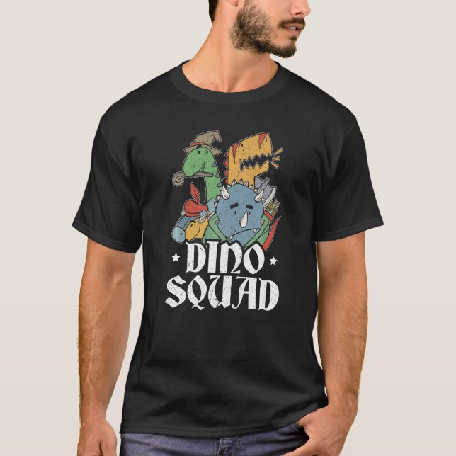 Dino Squad Future Paleontolog Fossil Dinosaur T Shirt (Framsida)