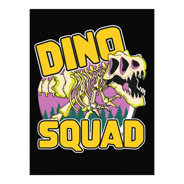 Dino Squad logotyp Fototryck (Framsidan)