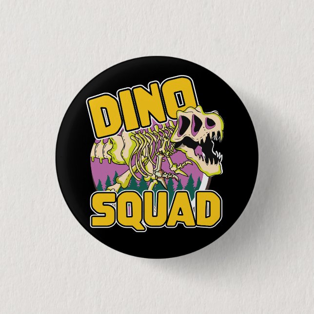 Dino Squad logotyp Knapp (Framsida)