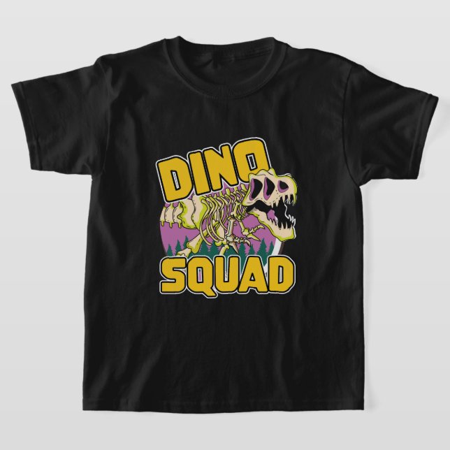 Dino Squad logotyp T Shirt (Laydown)