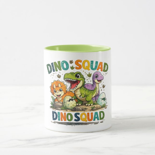 Dino Squad Söt Dinosaurie Kaffemugg (Center)