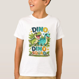 Dino Squad Vänner T Shirt