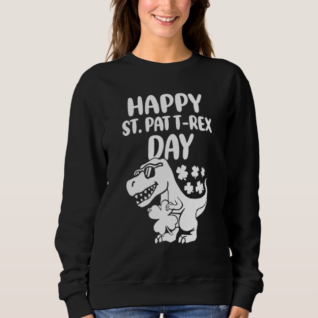 Dino St Patrick S Day Toddle T Shirt (Framsida)
