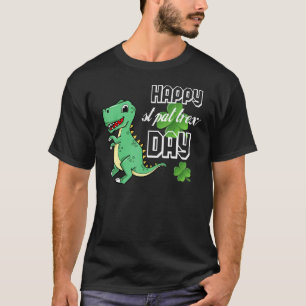 Dino St patricks day Småbarn T Shirt