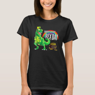 Dino St patricks day Småbarn T Shirt