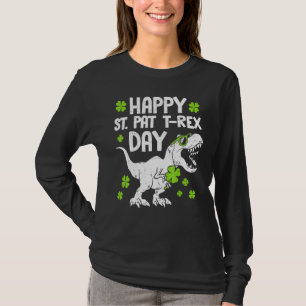 Dino St patricks day Småbarn T Shirt