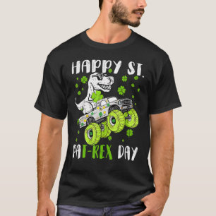 Dino St patricks day Småbarn T Shirt