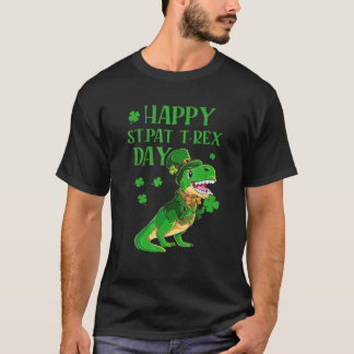 Dino St patricks day Småbarn T Shirt
