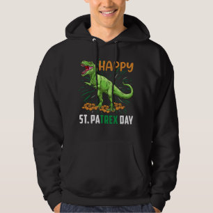 Dino-St patricks day, ynka barn, pojkar Småbarn Hoodie