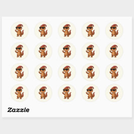 Dino Sticker Sheet – Kammli Cool Edition Runt Klistermärke