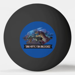 dino - strålande funktions pingisboll