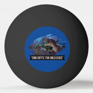 dino - strålande funktions pingisboll