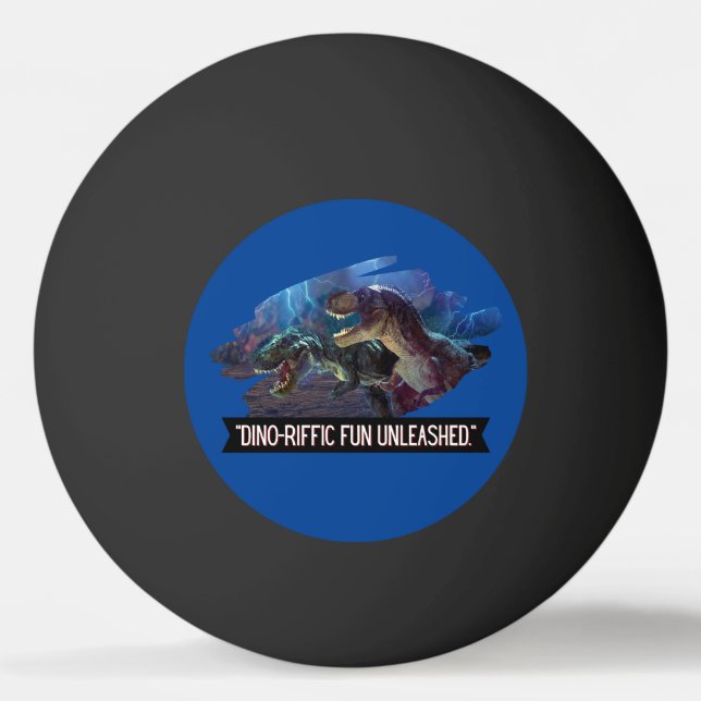 dino - strålande funktions pingisboll (Framsidan)