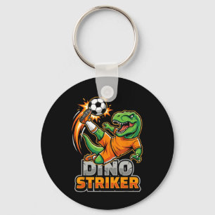 Dino Striker T-rex fotbollsspark Rollig Dinosaurie Nyckelring