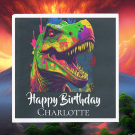 Dino T- Rex Birthday Pappersservett