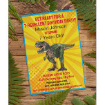 Dino T-Rex Dinosaur Funny Birthday Colorful Roligt Inbjudningar<br><div class="desc">Perfekten födelsedagsfest inbjudan med en stor dinosaurie och en söt pun till Tyrannosaurus Rex. Hämta redo för T-REXellent-Födelsedagsfest! Det här är perfekten födelsedagsfest inbjudan för ett barn som kärlek dinosaurier. Ett starkt tittar T-Rex finns på party inbjudan. Det är färglöst och en fin väg till gästerna i inbjudan.</div>