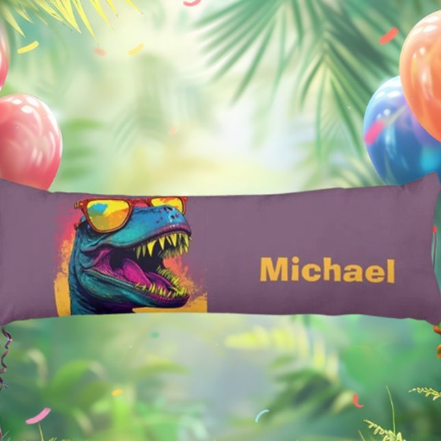 Dino T Rex Kids Body Pillow Kroppskudde (Perfect for boys and girls, it adds a touch of magic and comfort. )