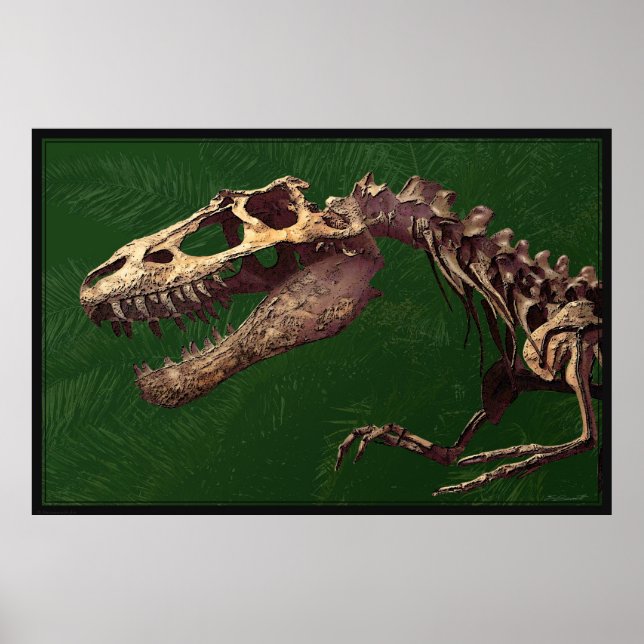 Dino T Rex Poster -60 x 40 -andra storlekar tillgä (Framsidan)