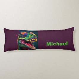 Dino T Rex söt förhistorisk Kroppskudde