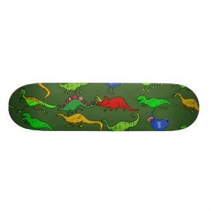 Dino tapet old school skateboard bräda 21,6 cm