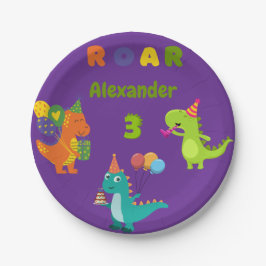 Dino-tastisk 3-årig Födelsedagsfest