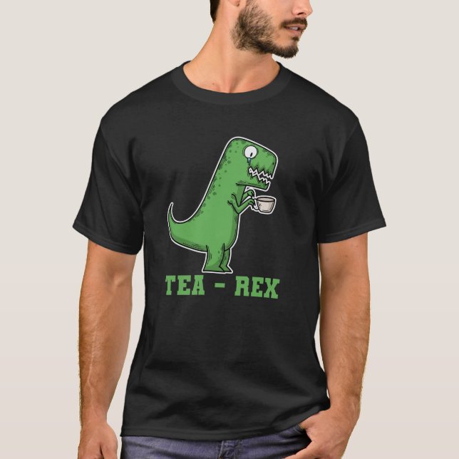 Dino Tea - Rex trinkt Tee (Framsida)